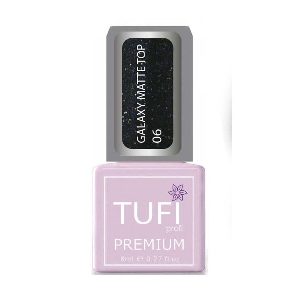 Топ для гель-лаку Tufi profi Premium Galaxy Matte Top 06 Капела, 8 мл